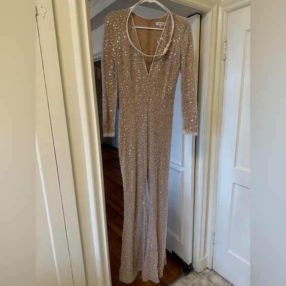 NADINE MERABI ELIZA WHITE JUMPSUIT - Picture 5 of 6